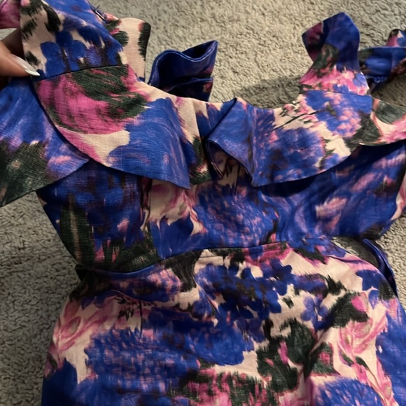 Zimmerman high Tide Frilled Mini Dress In Floral Print - Picture 6 of 8